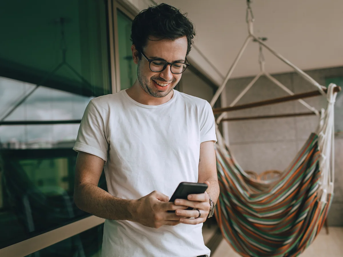 Customer comparing short-term funding offers at home